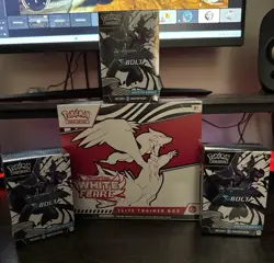 Pokemon 1 White Flare Elite Trainer & 3 Black Bolt Booster Bundle (4 Boxes) - Image 1