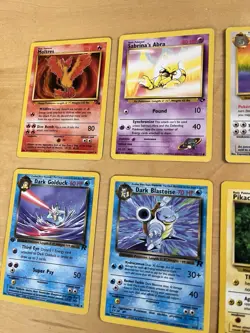 Pokemon Vintage Lot 1st edition holo Pikachu Blastoise Dragonite Base promo - Image 2