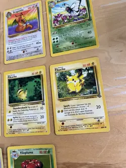 Pokemon Vintage Lot 1st edition holo Pikachu Blastoise Dragonite Base promo - Image 5