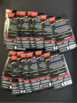 Pokemon Phantasmal Flames Checklane Blister Set of 16 Packs PROMOS SEALED - Image 2