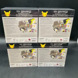 #1 Lot of (4) Pokemon Celebrations Pokemon Center ETB Exclusive Sealed - Image 2