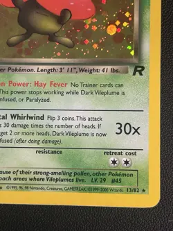 Dark Vileplume 13/82 Rare Team Rocket Holo 1st Edition Pokemon - Image 4