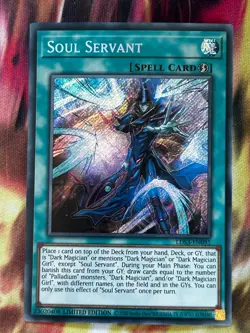X1 Yugioh: European Print - Soul Servant: Secret Rare - Image 1