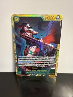 Dracule Mihawk OP14-119 SEC Secret Rare One Piece The Azure Sea's Seven - Image 1