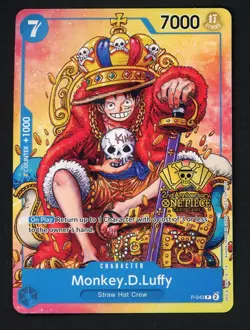 Monkey.D.Luffy (2nd Anniversary Stamped) P-043 One Piece Promo Non Foil - Image 1