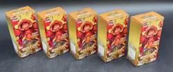 Lot of (5) One Piece Japanese PRB-01 The Best Premium Booster Boxes Sealed - Image 1