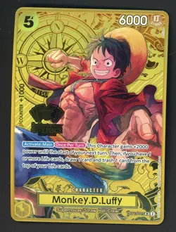 2024 One Piece 2nd Anniversary Secret Rare #ST13-015 Monkey D. Luffy - Image 1