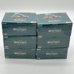 Lot of (6) One Piece EN OP-08 Two Legends Booster Boxes Sealed - Image 1