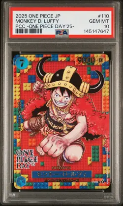 2025 ONE PIECE JPN PREMIUM COLLECTION ONE PIECE DAY'25 MONKEY D LUFFY PSA 10 - Image 1