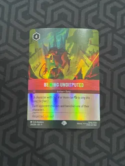 Lorcana Be King Undisputed, Holo Foil, 216/204 EPIC RARE - Image 1
