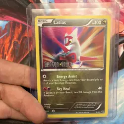 Pokemon Latias Dragon Vault Holo Basic Card HP 100 9/20 Eon STAMPED - Image 3