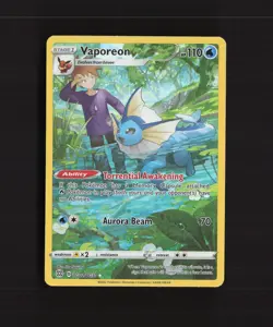Vaporeon TG02/TG30 Brilliant Stars Full Art Ultra Rare Holo Pokemon Card LP+ - Image 1