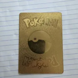 Charizard DX HP500 Gold Metal Pokemon Card-Collectible Gift Display！NICE! - Image 2