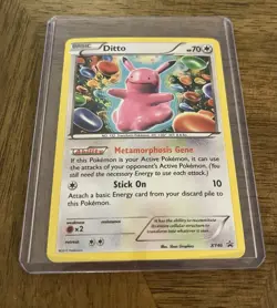 Pokemon Ditto Promo Holo XY40 XY Basic English 70 HP Pokemon TCG Card Stock - Image 1