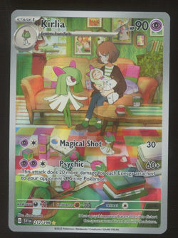 Kirlia Scarlet Violet Holo Illustration Rare Card 212/198 S&V Pokemon TCG - Image 1