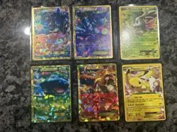 Pokemon 6 EX Holo Cards Lot Pikachu Shaymin Machamp Gyarados English - Image 1