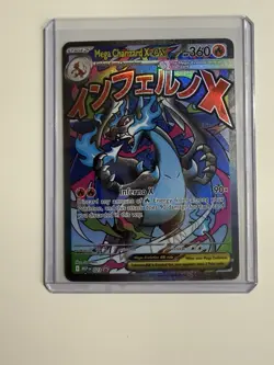 Pokemon Mega Charizard X ex 023 Me: Mega Evolution Promo EX Holo Card - Image 1