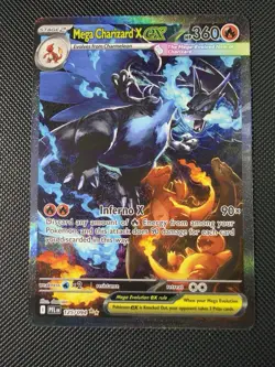 Pokemon Mega Charizard X EX PFL Rare Holo 125/094 Flame 360HP Card - Image 5