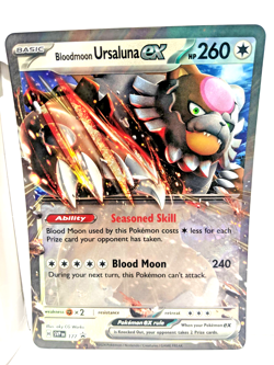 Bloodmoon Ursaluna ex 141/167 Jumbo Cards Holo Double Rare NM - Image 1