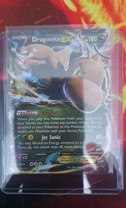 Pokemon TCG Dragonite EX Ultra Holo Rare Card 74/111 XY Furious Fists - Image 2