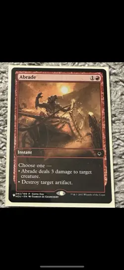 MTG - Abrade - The List - NM - Image 1