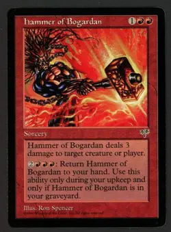 ***Hammer of Bogardan*** MTG Mirage Magic Kid Icarus - Image 1
