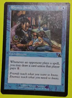 Rhystic Study Magic The Gathering NRMNT - Image 1