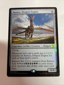 Ramos, Dragon Engine Commander 2017 Foil #55 Mythic - Image 1