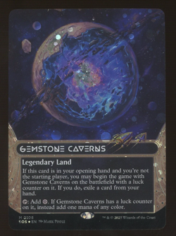 Gemstone Caverns (0016) (Borderless) Edge of Eternities: Stellar Sights Foil - Image 1