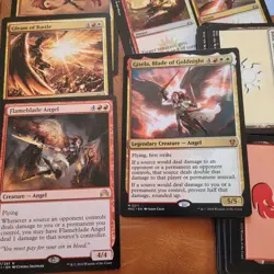 Whole COMMANDER Magic Deck - Heaven to Earth - ***ANGELS*** Red and White Double - Image 1