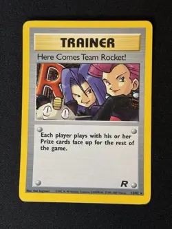 Pokemon Here Comes Team Rocket! 15/82 Team Rocket 1st Edition Holo Rare - Image 1