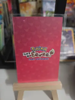 Eevee Vulpix Poncho Let’s Go Eevee Card Database Gold Cracked Holo Pokemon - Image 2