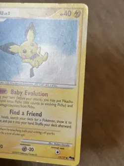 Pokemon TCG Pichu POP Series 9 Non-Holo 2009 11/17 MP- - Image 3