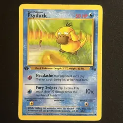 Psyduck 53/62 1st Edition Common | Fossil | Pokemon TCG English 1999 | MP - Image 1