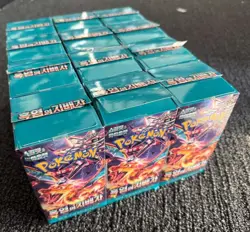 #1 Lot of (360) Pokemon Korean sv3 Ruler of the Black Flame Booster Packs Sealed - Image 4