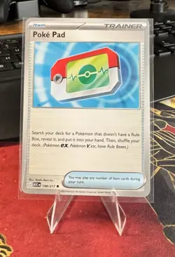 Poke Pad 198/217 Ascended Heroes (IN HAND Ready to Ship) Pokemon Trainer NM - Image 1