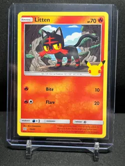 Litten 15/25 Pokemon 2021 McDonald's Promo NM - Image 1
