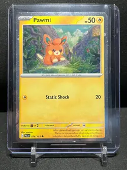 Pawmi 074/193 Cosmos Holo Promo Pokemon 2023 Paldea Evolved LP - Image 1
