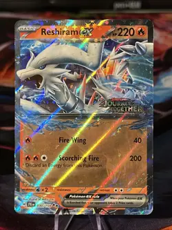 2025 POKEMON JTG EN-JOURNEY TOGETHER 030 RESHIRAM EX RESHIRAM STAMPED NM/M - Image 1
