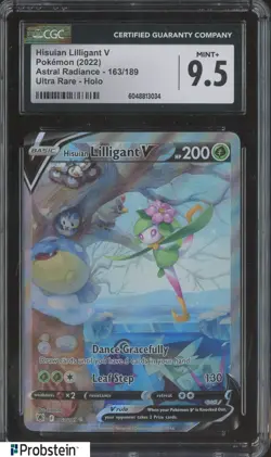 2022 Pokemon Astral Radiance Ultra Rare #163 Hisuian Lilligant V CGC 9.5 - Image 1