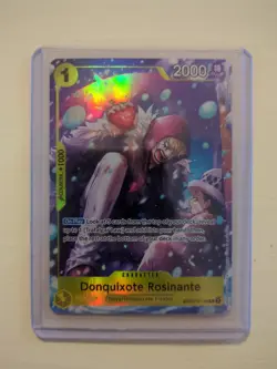 One Piece CCG Donquixote Rosinante TR Legacy of The Master OP12-108 Alt Art NM - Image 1