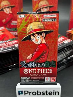 Lot of (5) One Piece TCG Japanese OP-13 Carrying On His Will Boooster Boxes - Image 2