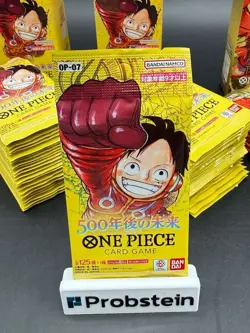 Lot of (5) One Piece TCG Japanese Booster Boxes (2) OP-07 (3) PRB-01 - Image 4