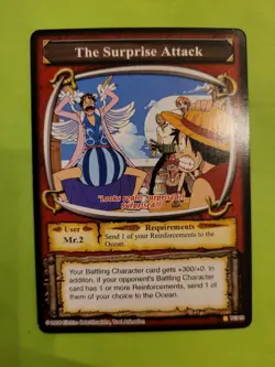 LP Luffy Strawhat Pirates TE116 One Piece Tcg Ccg Bandai 2006 English Cool Rare - Image 1