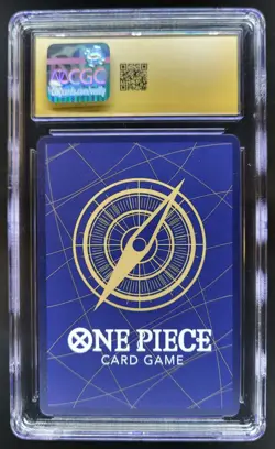 2023 ONE PIECE CCG JINBE FILM RED PROMO OP01-014 CGC 10 PRISTINE TL3 - Image 2