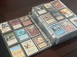 Massive! 0ld Vintage Magic Gathering 1224 Cards Collection Binder Alpha Mtg Lot - Image 1