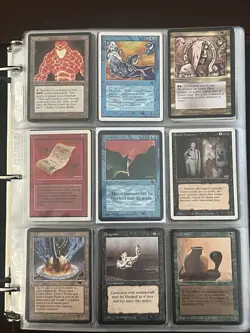 Massive! 0ld Vintage Magic Gathering 1224 Cards Collection Binder Alpha Mtg Lot - Image 2