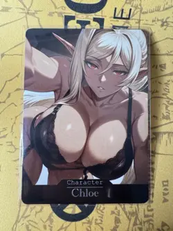 Chloe Kuroinu ACG Goddess Story Waifu Anime Custom Card - Image 1