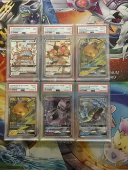 Pokemon Card Lot PSA Lot Full Art Alt Art Raichu Gyarados Mewtwo - Image 1