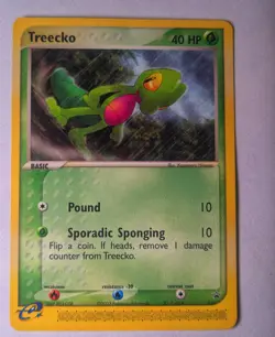 Treecko 016 Black Star Promo Pokemon Ereader Card Excellent Condition Nm - Image 1